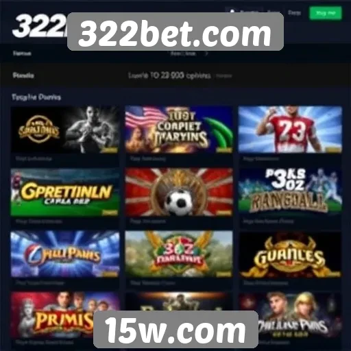Análise das opções de jogos disponíveis no 322bet.com